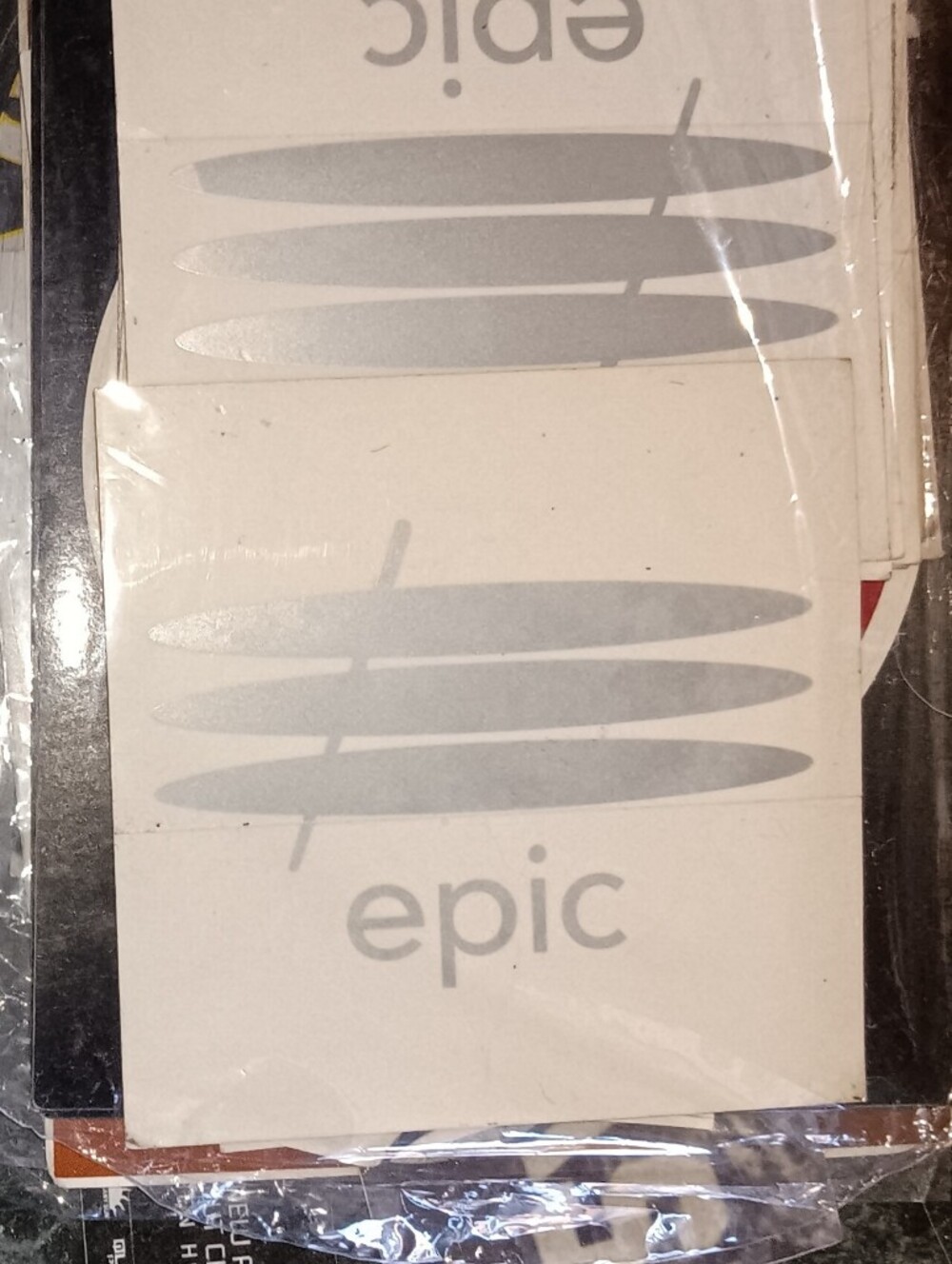 vintage Epic Records logo stickerUsed